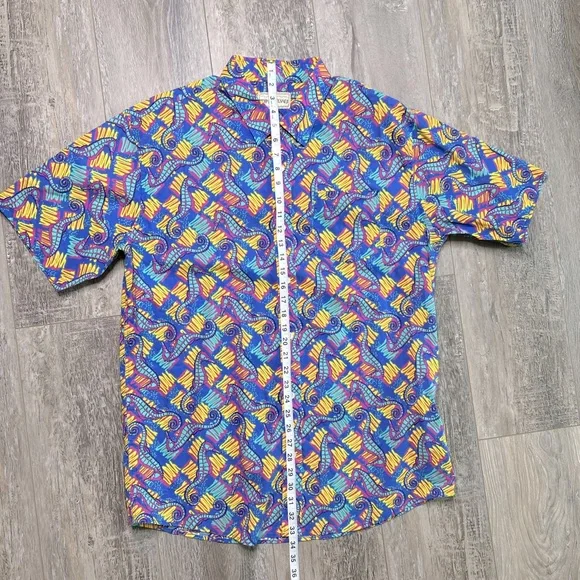 Tipsy Elves Wild Seahorse Print button-up shirt - Picture 4 of 9